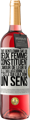 29,95 € Envoi gratuit | Vin rosé Édition ROSÉ Tout gentleman sait que deux femmes constituent l'amour de leur vie: celle qui lui a donné la vie et celle qui lui a donné un se Étiquette Blanche. Étiquette personnalisable Vin jeune Récolte 2023 Tempranillo