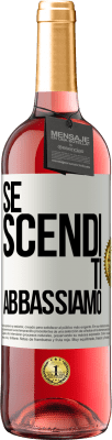 29,95 € Spedizione Gratuita | Vino rosato Edizione ROSÉ Se scendi, ti abbassiamo Etichetta Bianca. Etichetta personalizzabile Vino giovane Raccogliere 2025 Tempranillo