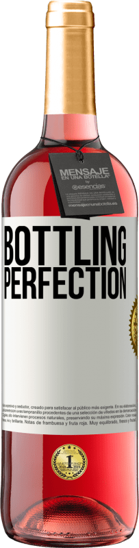 29,95 € Kostenloser Versand | Roséwein ROSÉ Ausgabe Bottling perfection Weißes Etikett. Anpassbares Etikett Junger Wein Ernte 2023 Tempranillo