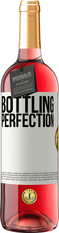 29,95 € Spedizione Gratuita | Vino rosato Edizione ROSÉ Bottling perfection Etichetta Bianca. Etichetta personalizzabile Vino giovane Raccogliere 2023 Tempranillo