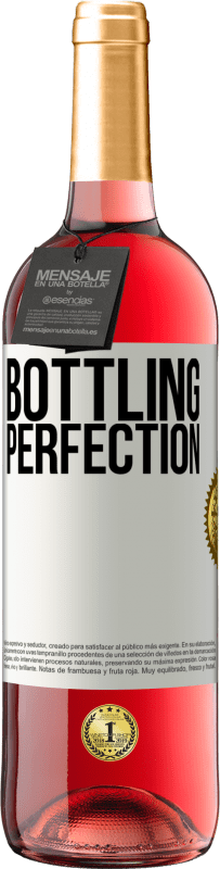 29,95 € Envio grátis | Vinho rosé Edição ROSÉ Bottling perfection Etiqueta Branca. Etiqueta personalizável Vinho jovem Colheita 2023 Tempranillo