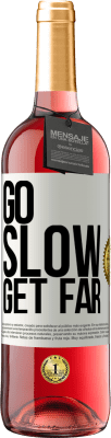 29,95 € Free Shipping | Rosé Wine ROSÉ Edition Go slow. Get far White Label. Customizable label Young wine Harvest 2023 Tempranillo