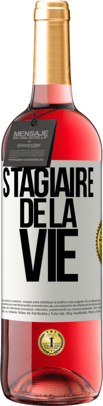 29,95 € Envoi gratuit | Vin rosé Édition ROSÉ Stagiaire de la vie Étiquette Blanche. Étiquette personnalisable Vin jeune Récolte 2024 Tempranillo