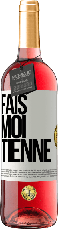 29,95 € Envoi gratuit | Vin rosé Édition ROSÉ Fais-moi tienne Étiquette Blanche. Étiquette personnalisable Vin jeune Récolte 2024 Tempranillo