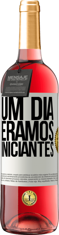 29,95 € Envio grátis | Vinho rosé Edição ROSÉ Um dia éramos iniciantes Etiqueta Branca. Etiqueta personalizável Vinho jovem Colheita 2025 Tempranillo