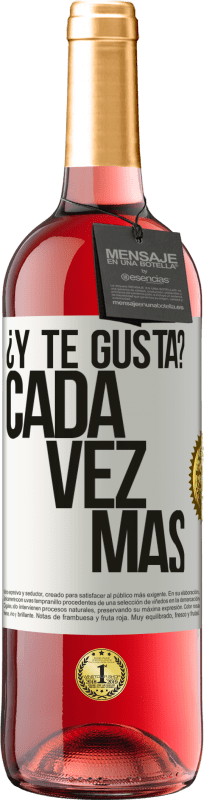 29,95 € Envío gratis | Vino Rosado Edición ROSÉ ¿Y te gusta? Cada vez más Etiqueta Blanca. Etiqueta personalizable Vino joven Cosecha 2024 Tempranillo