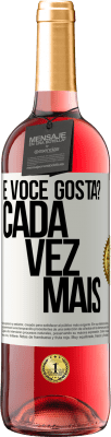 29,95 € Envio grátis | Vinho rosé Edição ROSÉ e você gosta? Cada vez mais Etiqueta Branca. Etiqueta personalizável Vinho jovem Colheita 2025 Tempranillo