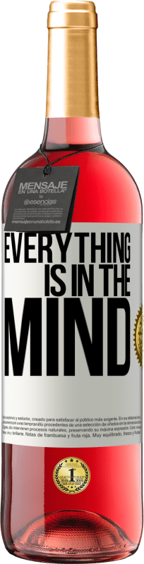 29,95 € Free Shipping | Rosé Wine ROSÉ Edition Everything is in the mind White Label. Customizable label Young wine Harvest 2023 Tempranillo