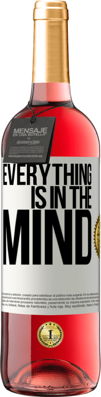 29,95 € Free Shipping | Rosé Wine ROSÉ Edition Everything is in the mind White Label. Customizable label Young wine Harvest 2024 Tempranillo