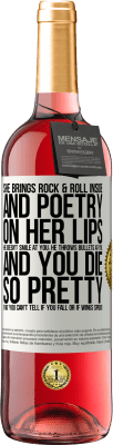 29,95 € Free Shipping | Rosé Wine ROSÉ Edition She brings Rock & Roll inside and poetry on her lips. He doesn't smile at you, he throws bullets at you, and you die so White Label. Customizable label Young wine Harvest 2025 Tempranillo