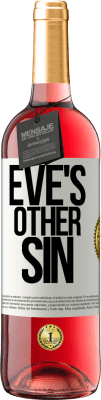 29,95 € Free Shipping | Rosé Wine ROSÉ Edition Eve's other sin White Label. Customizable label Young wine Harvest 2023 Tempranillo