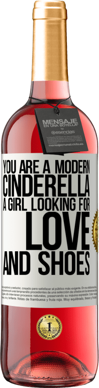 29,95 € Free Shipping | Rosé Wine ROSÉ Edition You are a modern cinderella, a girl looking for love and shoes White Label. Customizable label Young wine Harvest 2023 Tempranillo