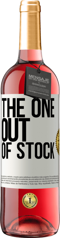 29,95 € Free Shipping | Rosé Wine ROSÉ Edition The one out of stock White Label. Customizable label Young wine Harvest 2023 Tempranillo