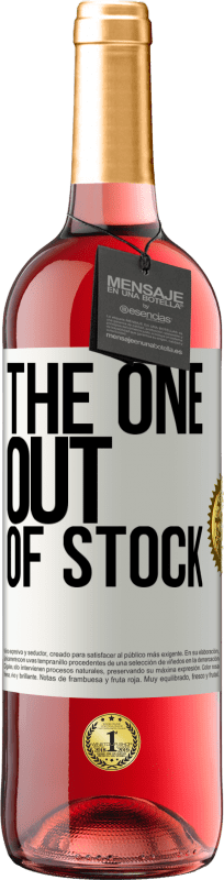 29,95 € Free Shipping | Rosé Wine ROSÉ Edition The one out of stock White Label. Customizable label Young wine Harvest 2024 Tempranillo
