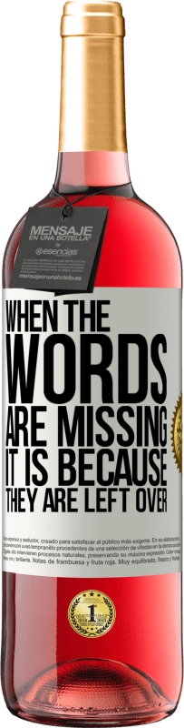 29,95 € 送料無料 | ロゼワイン ROSÉエディション 言葉が抜けているのは、たくさんあるからです ホワイトラベル. カスタマイズ可能なラベル 若いワイン 収穫 2025 Tempranillo