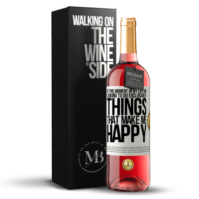 «At this moment in my life, I am looking to do exclusively things that make me happy» ROSÉ Edition