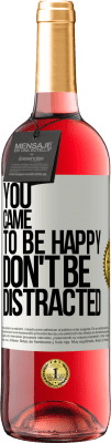 29,95 € Free Shipping | Rosé Wine ROSÉ Edition You came to be happy, don't be distracted White Label. Customizable label Young wine Harvest 2025 Tempranillo