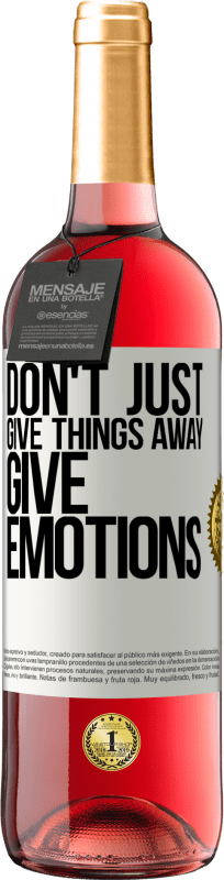 29,95 € Free Shipping | Rosé Wine ROSÉ Edition Don't just give things away, give emotions White Label. Customizable label Young wine Harvest 2024 Tempranillo