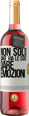 29,95 € Spedizione Gratuita | Vino rosato Edizione ROSÉ Non solo dare via le cose, dare emozioni Etichetta Bianca. Etichetta personalizzabile Vino giovane Raccogliere 2024 Tempranillo