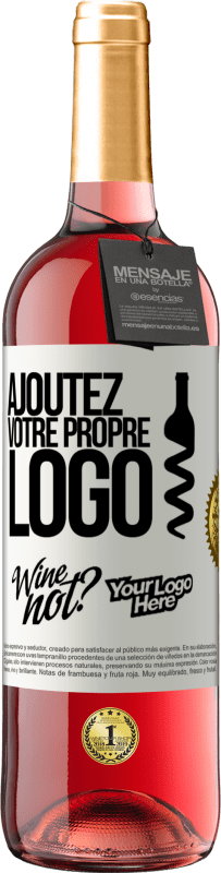 29,95 € Envoi gratuit | Vin rosé Édition ROSÉ Ajoutez votre propre logo Étiquette Blanche. Étiquette personnalisable Vin jeune Récolte 2024 Tempranillo