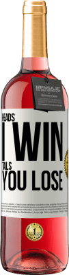 29,95 € Free Shipping | Rosé Wine ROSÉ Edition Heads I win, tails you lose White Label. Customizable label Young wine Harvest 2024 Tempranillo