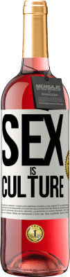 29,95 € Free Shipping | Rosé Wine ROSÉ Edition Sex is culture White Label. Customizable label Young wine Harvest 2023 Tempranillo