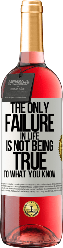 29,95 € Free Shipping | Rosé Wine ROSÉ Edition The only failure in life is not being true to what you know White Label. Customizable label Young wine Harvest 2024 Tempranillo