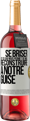 29,95 € Envoi gratuit | Vin rosé Édition ROSÉ Se briser est ce qui nous permet de nous reconstruire à notre guise Étiquette Blanche. Étiquette personnalisable Vin jeune Récolte 2024 Tempranillo