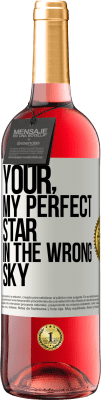 29,95 € Free Shipping | Rosé Wine ROSÉ Edition Your. My perfect star in the wrong sky White Label. Customizable label Young wine Harvest 2024 Tempranillo