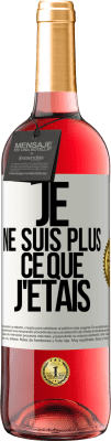 29,95 € Envoi gratuit | Vin rosé Édition ROSÉ Je ne suis plus ce que j'étais Étiquette Blanche. Étiquette personnalisable Vin jeune Récolte 2024 Tempranillo