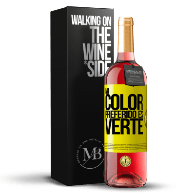 «Mi color preferido es: verte» ROSÉ版