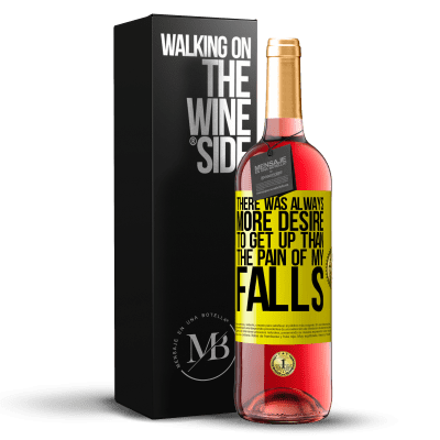 «There was always more desire to get up than the pain of my falls» ROSÉ Edition