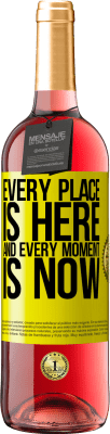 29,95 € Free Shipping | Rosé Wine ROSÉ Edition Every place is here and every moment is now Yellow Label. Customizable label Young wine Harvest 2025 Tempranillo