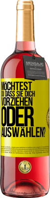 29,95 € Kostenloser Versand | Roséwein ROSÉ Ausgabe Möchtest du, dass sie dich vorziehen oder auswählen? Gelbes Etikett. Anpassbares Etikett Junger Wein Ernte 2024 Tempranillo