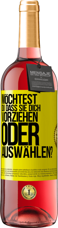 29,95 € Kostenloser Versand | Roséwein ROSÉ Ausgabe Möchtest du, dass sie dich vorziehen oder auswählen? Gelbes Etikett. Anpassbares Etikett Junger Wein Ernte 2025 Tempranillo