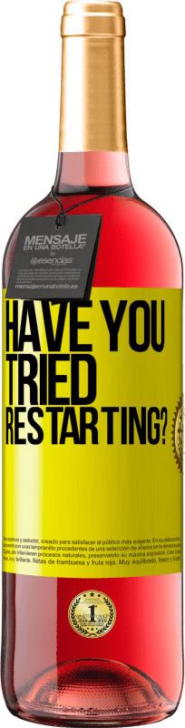 29,95 € Free Shipping | Rosé Wine ROSÉ Edition have you tried restarting? Yellow Label. Customizable label Young wine Harvest 2025 Tempranillo
