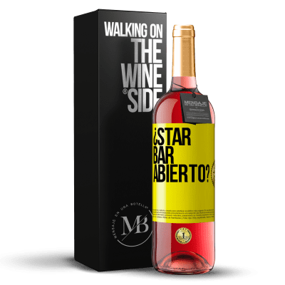 «¿STAR BAR abierto?» ROSÉエディション