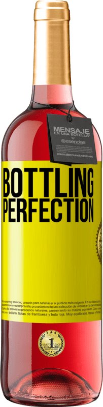 29,95 € Kostenloser Versand | Roséwein ROSÉ Ausgabe Bottling perfection Gelbes Etikett. Anpassbares Etikett Junger Wein Ernte 2023 Tempranillo