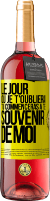 29,95 € Envoi gratuit | Vin rosé Édition ROSÉ Le jour où je t'oublierai, tu commenceras à te souvenir de moi Étiquette Jaune. Étiquette personnalisable Vin jeune Récolte 2024 Tempranillo