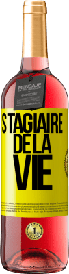 29,95 € Envoi gratuit | Vin rosé Édition ROSÉ Stagiaire de la vie Étiquette Jaune. Étiquette personnalisable Vin jeune Récolte 2024 Tempranillo