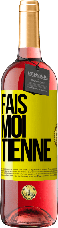 29,95 € Envoi gratuit | Vin rosé Édition ROSÉ Fais-moi tienne Étiquette Jaune. Étiquette personnalisable Vin jeune Récolte 2024 Tempranillo