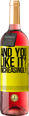 29,95 € Free Shipping | Rosé Wine ROSÉ Edition and you like it? Increasingly Yellow Label. Customizable label Young wine Harvest 2025 Tempranillo
