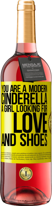 29,95 € Free Shipping | Rosé Wine ROSÉ Edition You are a modern cinderella, a girl looking for love and shoes Yellow Label. Customizable label Young wine Harvest 2024 Tempranillo