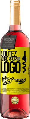 29,95 € Envoi gratuit | Vin rosé Édition ROSÉ Ajoutez votre propre logo Étiquette Jaune. Étiquette personnalisable Vin jeune Récolte 2024 Tempranillo