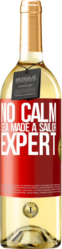 29,95 € Free Shipping | White Wine WHITE Edition No calm sea made a sailor expert Red Label. Customizable label Young wine Harvest 2024 Verdejo