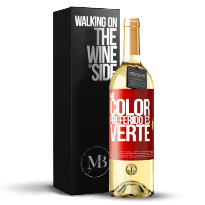 «Mi color preferido es: verte» Издание WHITE