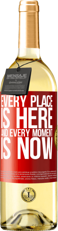 29,95 € Free Shipping | White Wine WHITE Edition Every place is here and every moment is now Red Label. Customizable label Young wine Harvest 2024 Verdejo