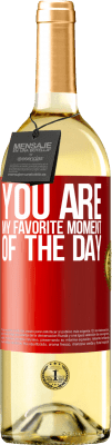 29,95 € 免费送货 | 白葡萄酒 WHITE版 你是我一天中最喜欢的时刻 红色标签. 可自定义的标签 青年酒 收成 2025 Verdejo