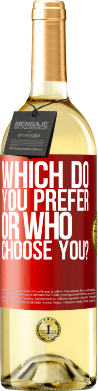 29,95 € Free Shipping | White Wine WHITE Edition which do you prefer, or who choose you? Red Label. Customizable label Young wine Harvest 2025 Verdejo