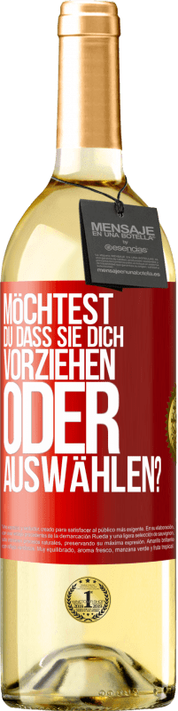 29,95 € Kostenloser Versand | Weißwein WHITE Ausgabe Möchtest du, dass sie dich vorziehen oder auswählen? Rote Markierung. Anpassbares Etikett Junger Wein Ernte 2024 Verdejo